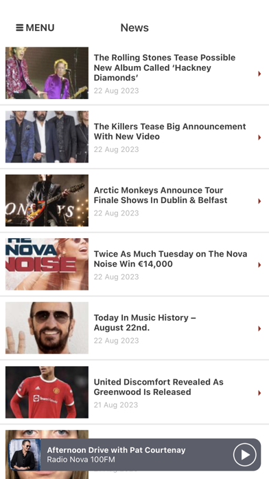 Screenshot #3 pour Radio Nova - the brand new app
