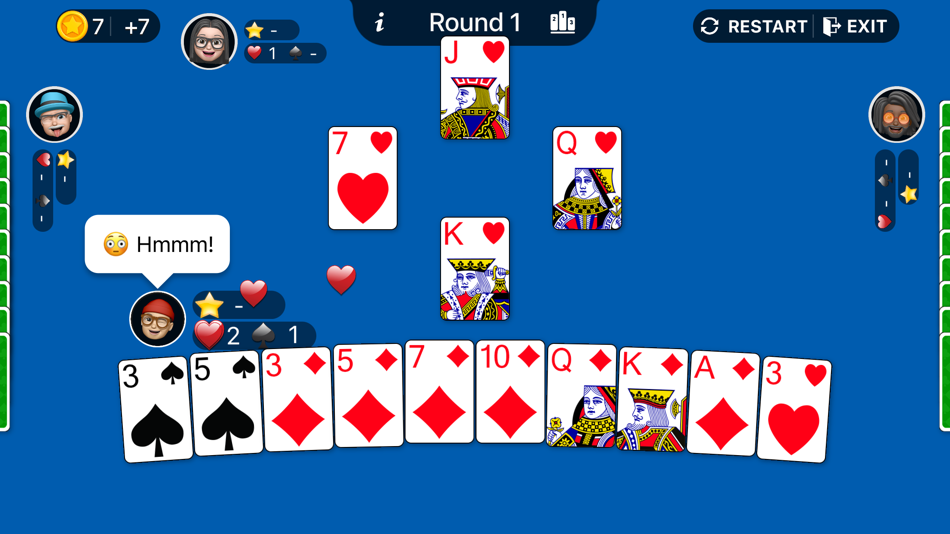Hearts Card Challenge - 1.4 - (iOS)