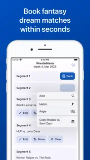 pro wrestling manager 2024 iphone screenshot 1