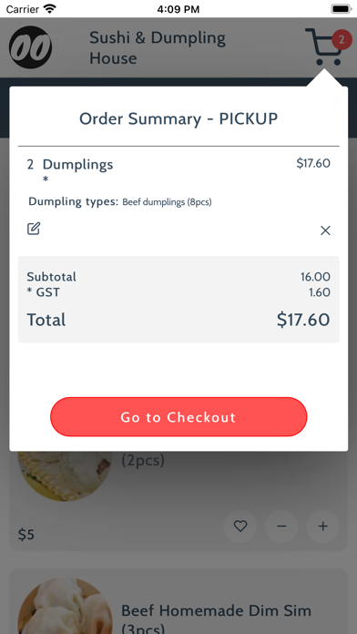 Sushi & Dumpling House Screenshot