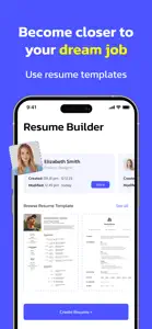 Create New Resume Templates screenshot #3 for iPhone