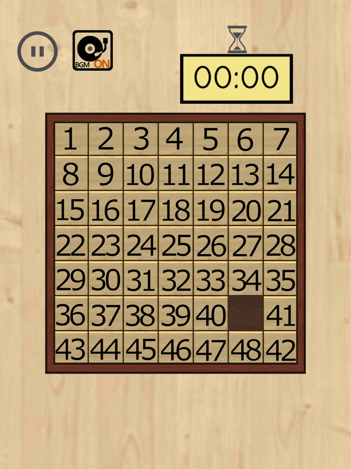 Sliding Number Puzzle Lite