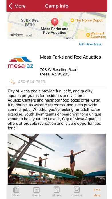 Mesa Parks and Rec Camps Screenshot