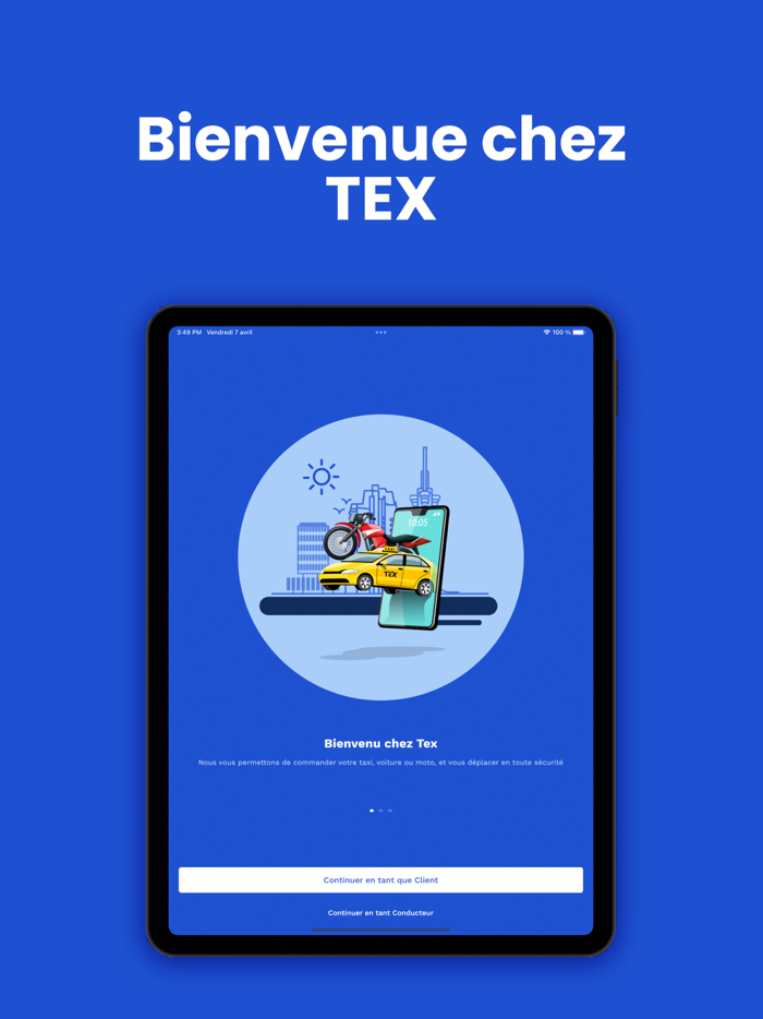 Tex - Request a ride