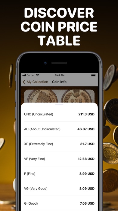 Coin Identifier & Value App Screenshot