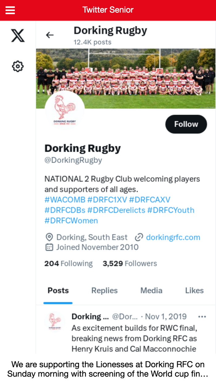 Dorking Rugby Club