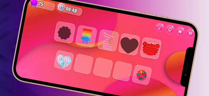 Hot Pink Anti Stress Puzzle