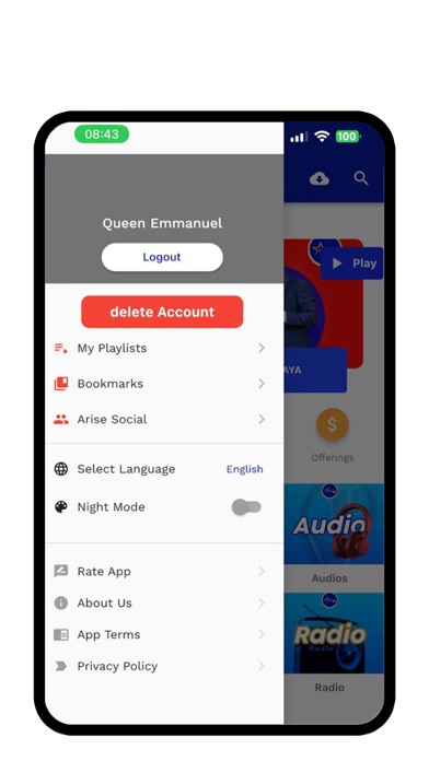 Arise And Shine App Screenshot