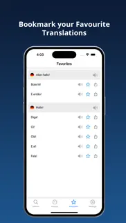 german-portuguese dictionary + iphone screenshot 2