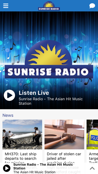 Sunrise Radio UK Screenshot