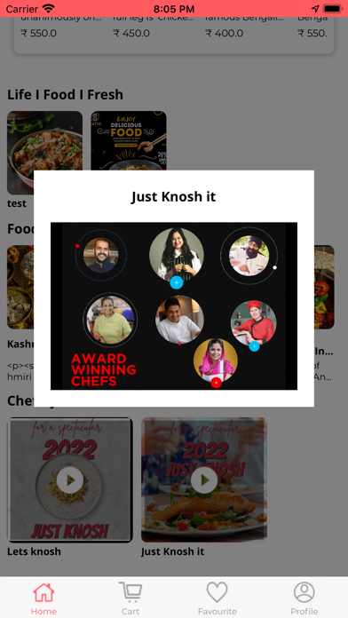 Knosh: Food Order and Delivery Screenshot