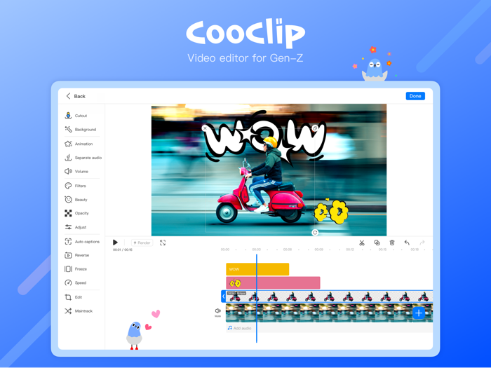 Cooclip - GenZ Video Editor