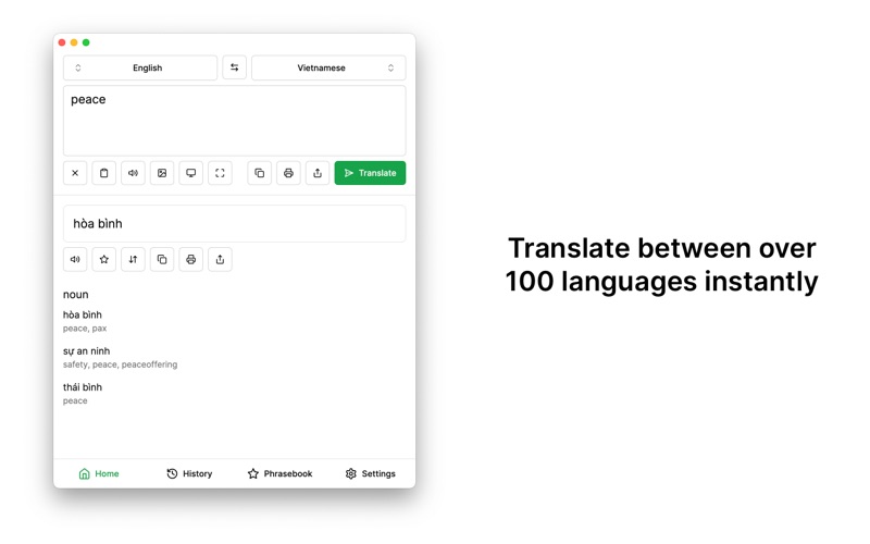 Screenshot #1 pour Translatium - Traduction