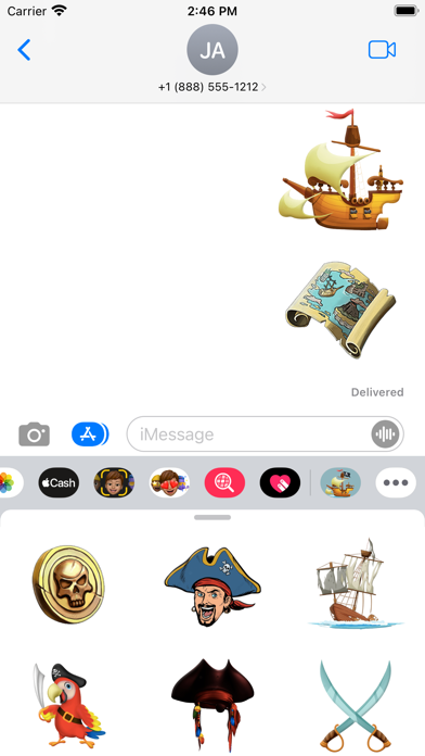 I am Pirate Stickers Screenshot