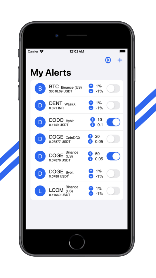 #1. Crypto Price Alerts & Widgets (iOS) By: Manmeet Tuteja