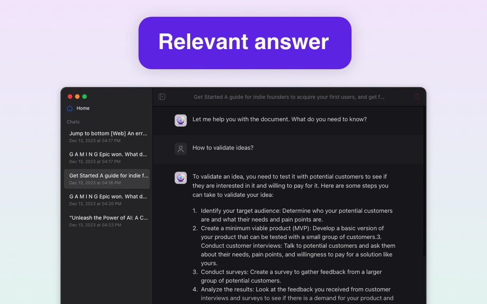 #2. PDFGenie: Understand better (macOS) 由: Hieu Nguyen