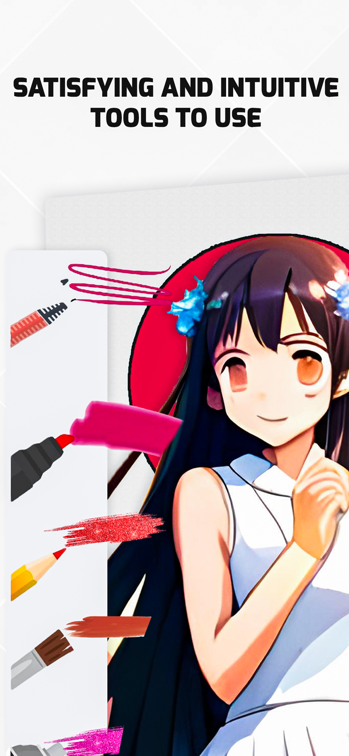 Anime Art Coloring Game