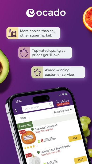 Ocado: supermarket shopping Screenshot
