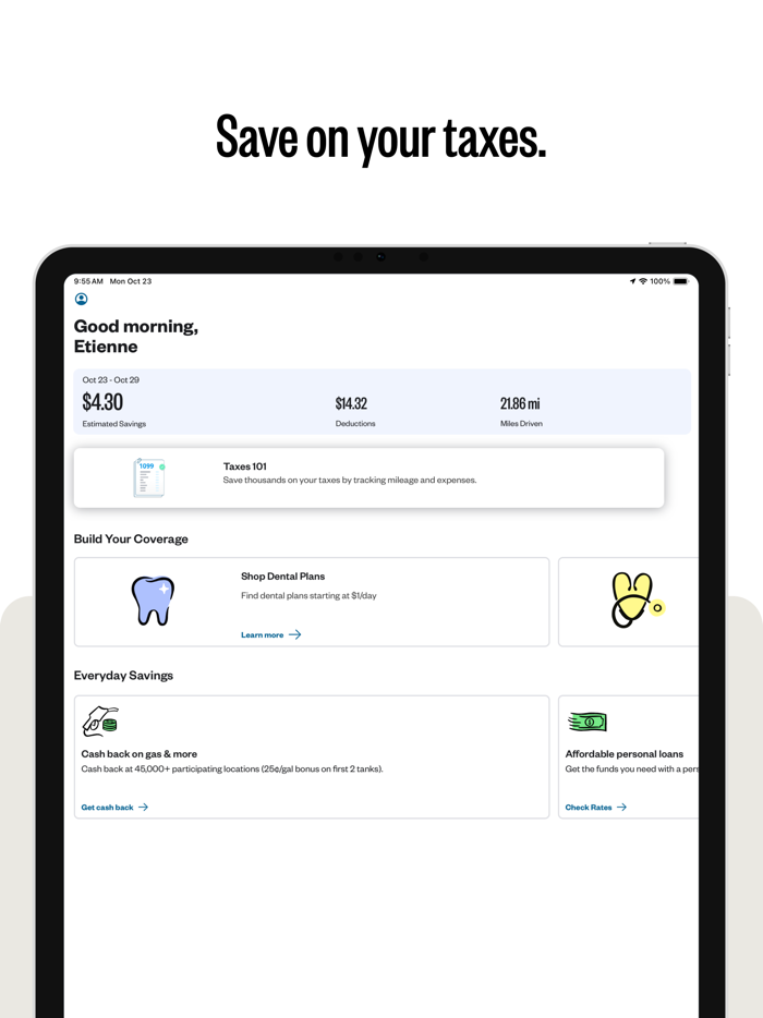 Stride Mileage and Tax Tracker
