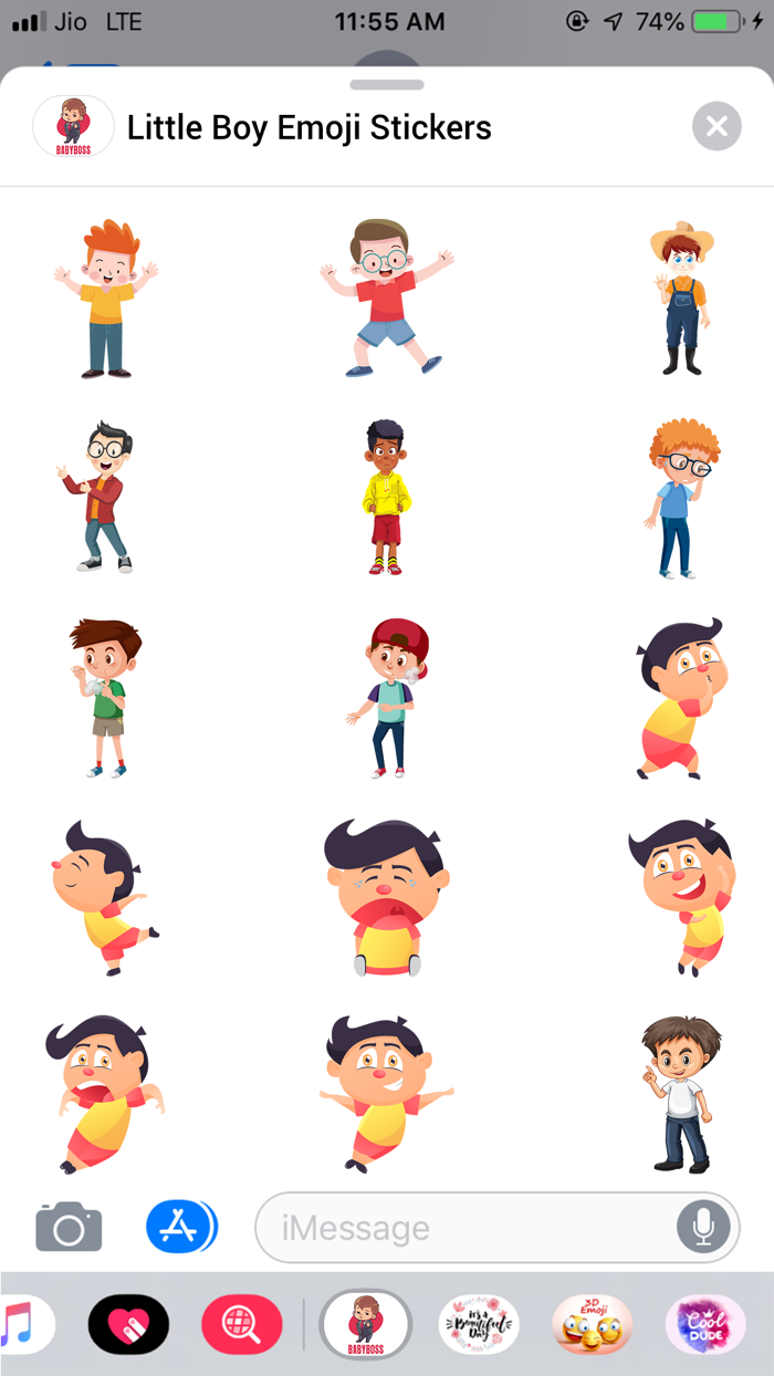 Little Boy Emojis