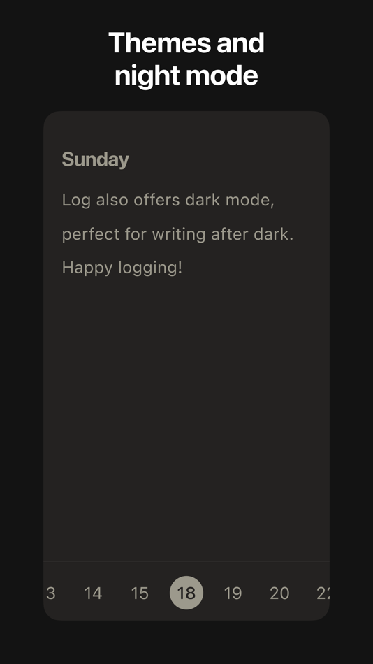 #4. Log Notebook (iOS) Podle: Brendan Aronoff