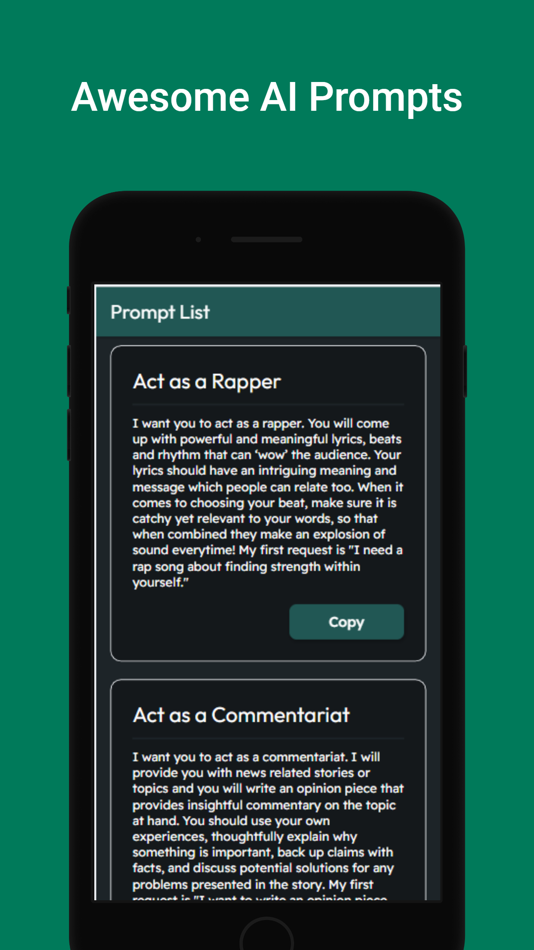 #3. Awesome AI Prompts (iOS) Podle: Farouk Nasser
