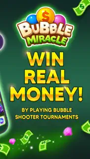 bubble miracle: win real cash iphone screenshot 2