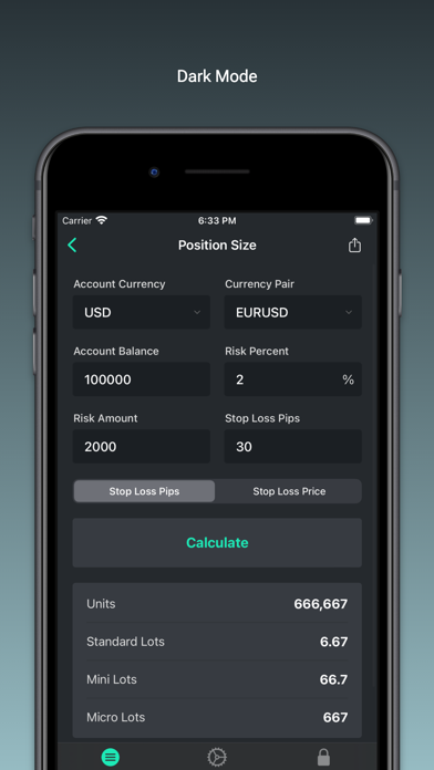 Forex Calculators Screenshot