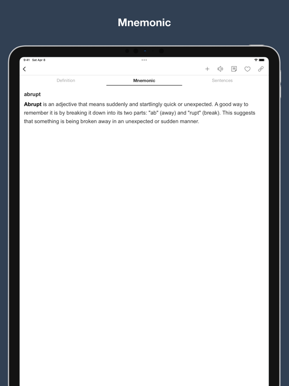 Screenshot #6 pour Word List for TOEFL® Test
