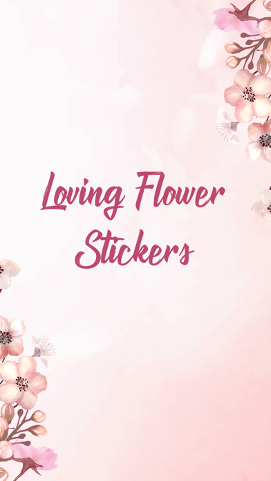 Loving Flower Stickers Screenshot