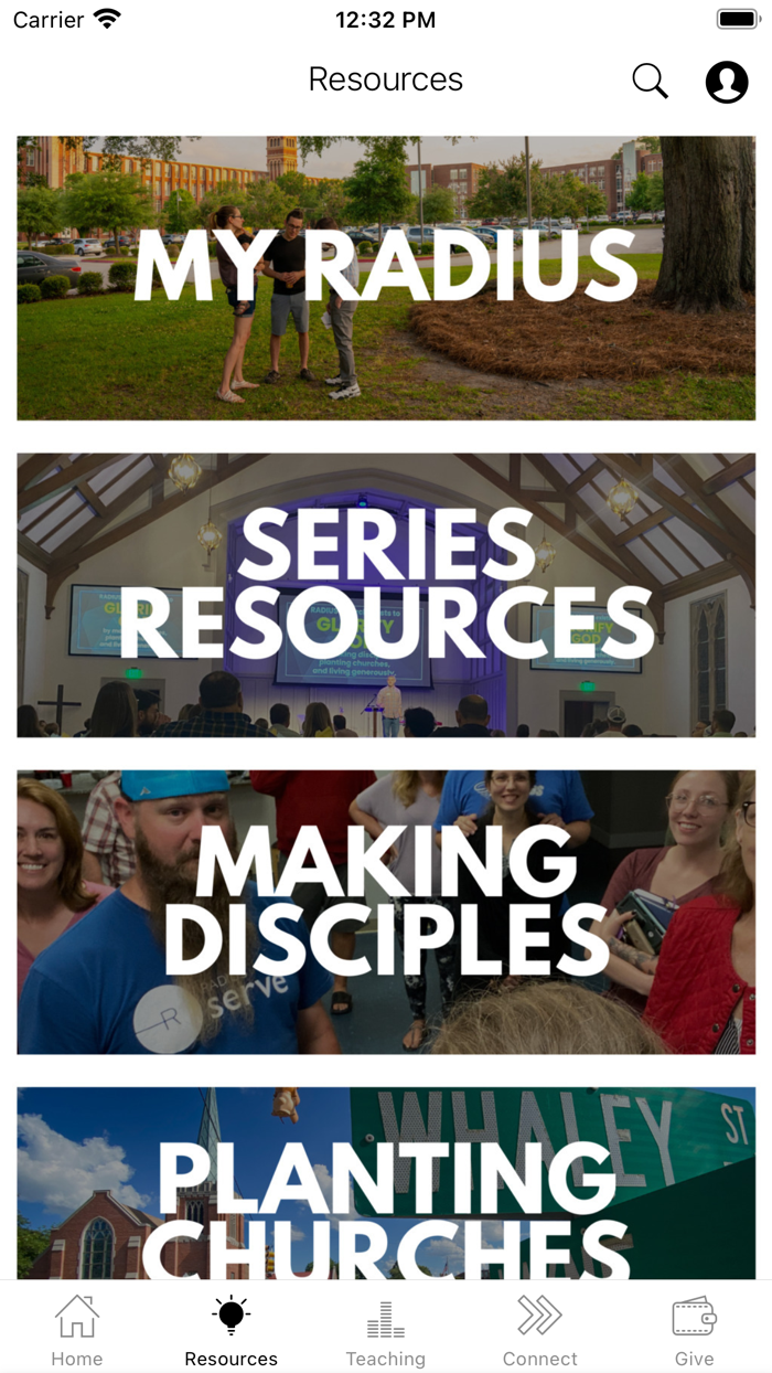 RADIUS Church App