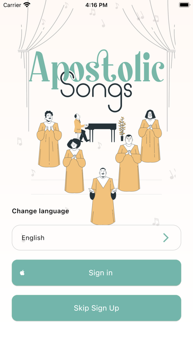 Apostolic Songs Screenshot