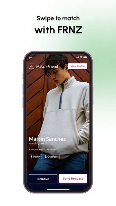 Frnz App Screenshot