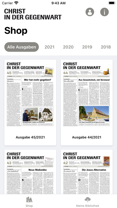 CHRIST IN DER GEGENWART Screenshot