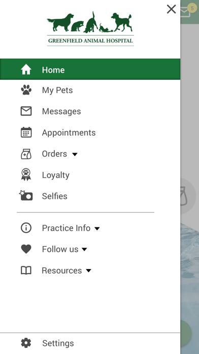 Greenfield Animal Hospital Screenshot
