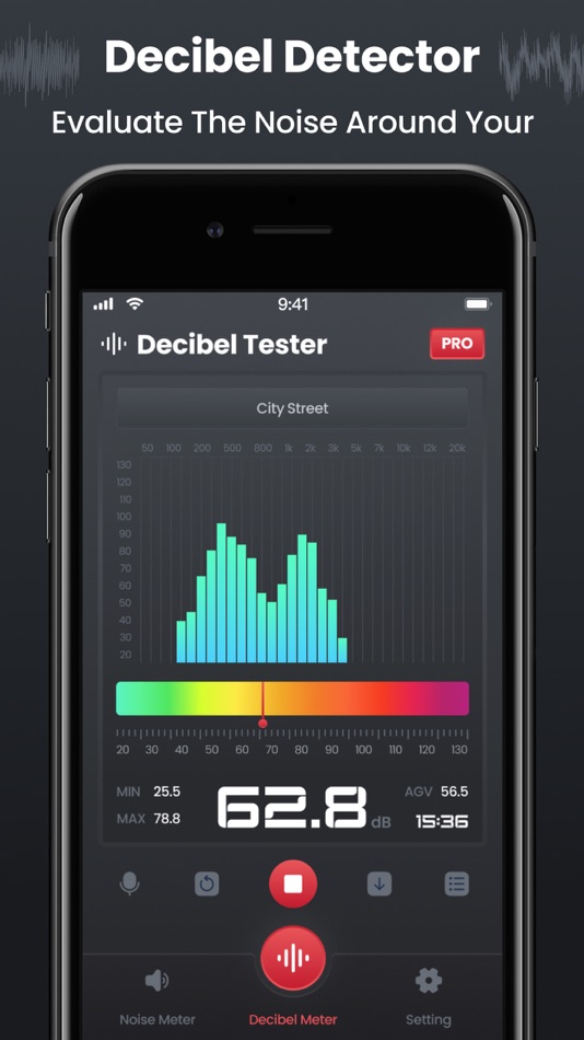 #1. Decibel Tester: Sound Level (iOS) 由: 珅洋 姚
