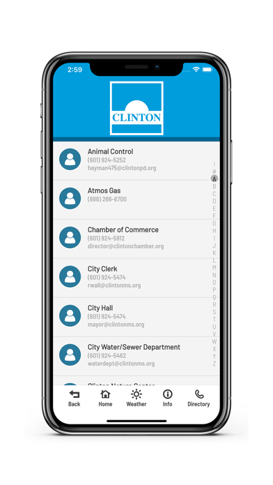 City of Clinton, MS Screenshot