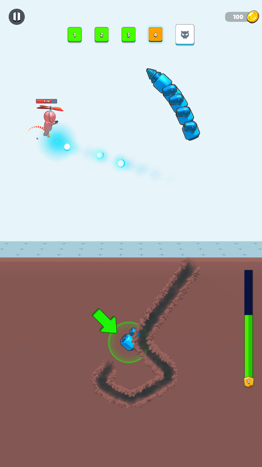 #4. Loop Worm (iOS) 由: FUBU GAMES OYUN YAZILIM VE BILGI TEKNOLOJILERI TICARET LIMITED SIRKETI