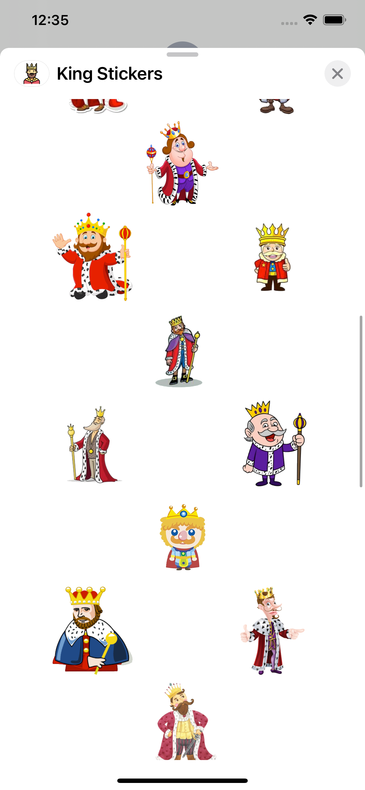 King Stickers