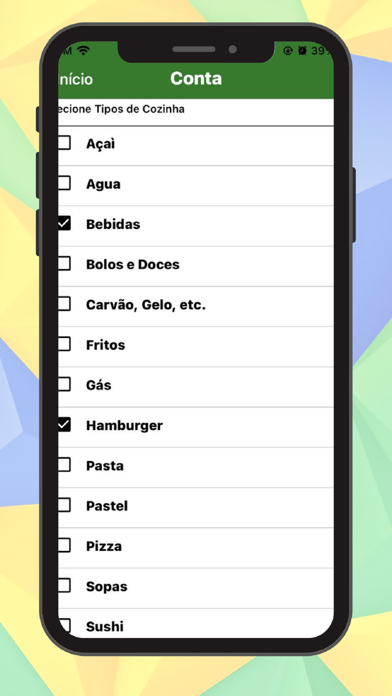 Heybrasil restaurant app Screenshot