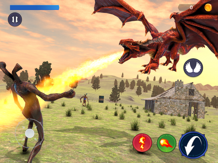 Pipe Head Attack VS Dragon Sim