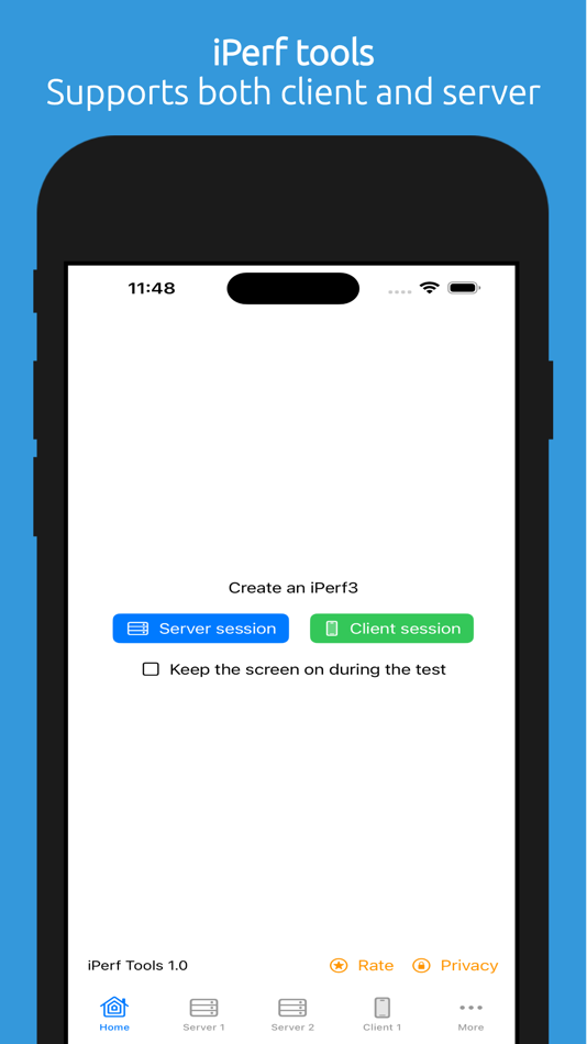 #1. iPerf Tools (iOS) โดย: Quan Nguyen