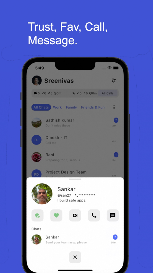 #2. Altnine - Private Messenger (iOS) 게시자: Sankar Reddy