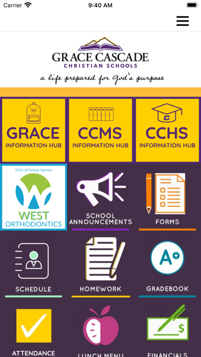 Grace Cascade Christian School Screenshot