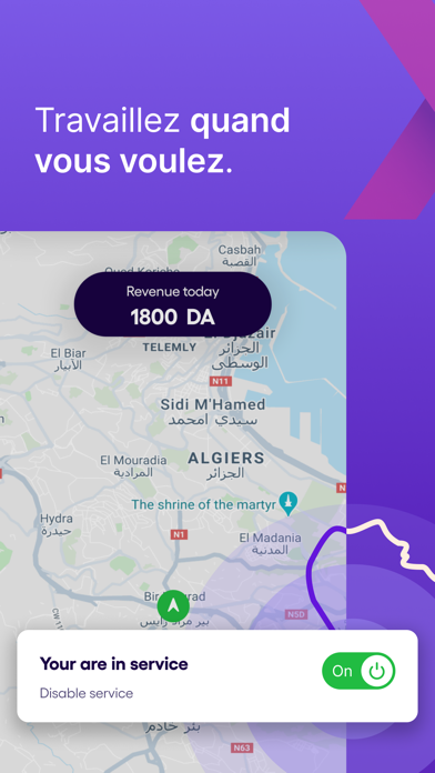 Screenshot #1 pour Yassir driver : App Partenaire