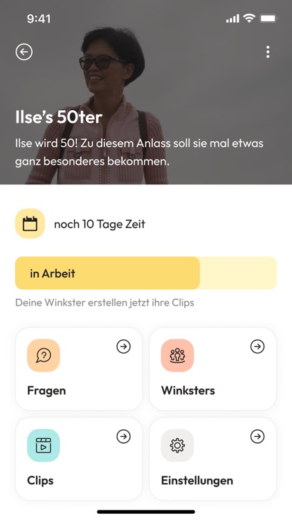 Winkii als Geburtstagskalender screenshot-3