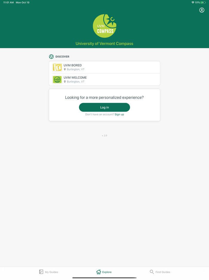 University of Vermont Compass
