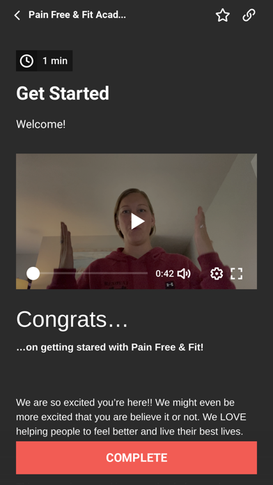 Pain Free & Fit Screenshot