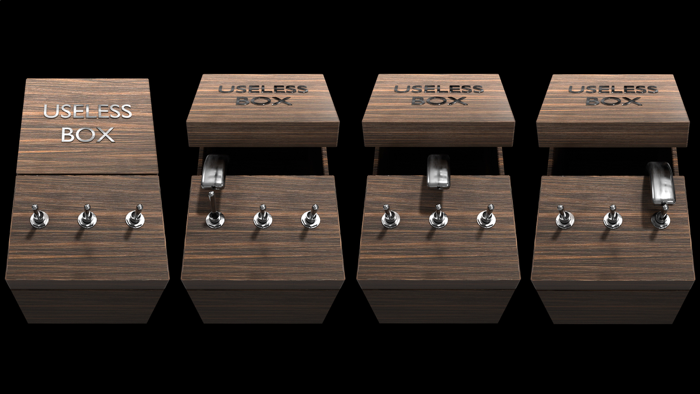 Useless box simulator