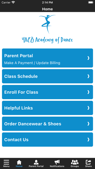 YACB Academy of Dance Screenshot